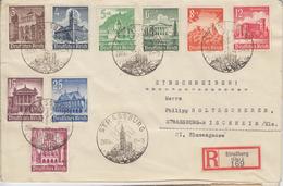 L Série N°675/83  (x 2)- S/2 Env. Rec. - Obl. Strassburg - Type 340 A5 Et 341 A1 - TB - Covers & Documents