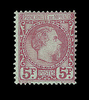 * N°10 - 5F Carmin S/vert - Signé - TB - ...-1885 Vorphilatelie