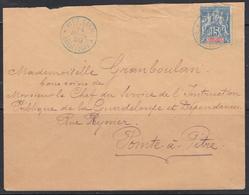 L N°32 - 15c Bleu - Obl. Càd (B) "Petit Canal" - 14/03/1899 - Pr Pointe à Pitre - TB - Other & Unclassified