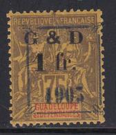 ** N°51 - 1F S/75c Violet S/jaune - TB - Other & Unclassified