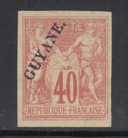 (*) N°13 - 40c Rouge Orange - Signé A. Brun - TB - Sonstige & Ohne Zuordnung