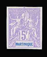 (*) N°51a - 5F Violet - ND - Signé Roumet - TB - Autres & Non Classés