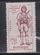 ** N°187 - Surch. "MARTINIQUE" Recto Verso - TB - Andere & Zonder Classificatie