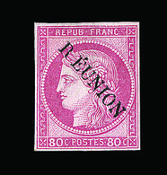 * N°12 - Variété "R" éloigné De REUNION - Signé - TB - Andere & Zonder Classificatie