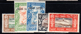 ** N°159A/E - N°159A* - 5 Valeurs - TB - Vide