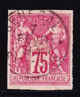 O N°28 - 75c Rose - Obl. SENEGAL - 7/FEVR/1907 - TB - Aigle Impérial