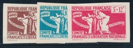 (*) N°62 - 3F + 12F - 6 Essais De Couleur - ND - TB - Aigle Impérial