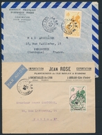 L PA N°20 - Obl. Abidjan - Afft "Tirailleurs" Seuls + N°21 - Obl. Abidjan - S/2 Plis Datés 1952 - TB - Andere & Zonder Classificatie