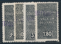 * N°55/58 - 4 Val - TB - Parcel Post