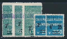 * N°59/63 - 5 Valeurs - TB - Parcel Post