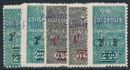 * N°71/75A - 5 Valeurs - TB - Parcel Post