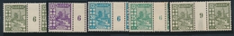 ** MILLESIMES N°42/45 - Mill. 6/6/6/6/9 - N°45 (x2) - TB - Vide