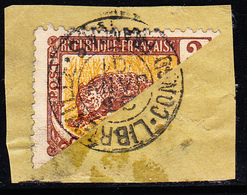 F N°28 - ½ T. - Obl. Libreville - 23/01/1901 - FAUX FOURNIER - TB - Andere & Zonder Classificatie