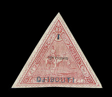 ** N°4 - 1 (franc) S/5F Rouge - Surch. SPECIMEN - TB - Other & Unclassified