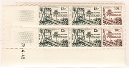 ** N°43/53 - Coin Daté Bloc De 4 - 1949 - TB - Other & Unclassified