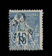 * N°4 - 50 S/15c Bleu - Forte Charn. - TB - Autres & Non Classés