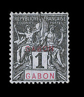 * N°16 - Variété Double GABON - TB - Andere & Zonder Classificatie