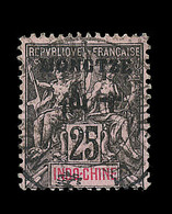 O N°9 - 25c Noir S/rose - Signé Calves - TB - Other & Unclassified