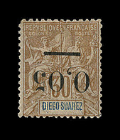* N°59b - 0,05 S/30c Type II - Surch Renversée - 1 Coin Arrondi - Signé Calves - Sonstige & Ohne Zuordnung