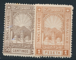 ** POSTES LOCALES - MOGADOR à MARRAKECH N°87/88 - N°87 1 Pt Rousseur - Sinon TB - Vide