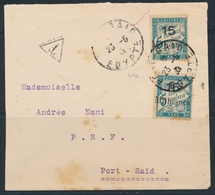 L TAXE N°2 (x2) - Obl. Port Saïd - 23/6/31 - B/TB - Andere & Zonder Classificatie