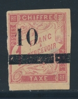 (*) TAXE  N°3 - 10 S/1F - Clair - Signé Calves - Otros & Sin Clasificación