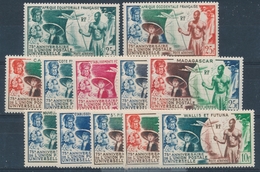 * 1949 - 75ème Anniv. De L'UPU - PA 12 Valeurs Complet TB - Andere & Zonder Classificatie