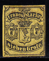 * N°3 - 7G Noir S/jaune - Signé - TB - Bremen