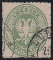 O N°8 - ½ Sh. Vert - TB - Luebeck