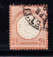 O N°18 - 2½g Brun Rouge - TB - Gebraucht