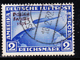 O N°41 - 2 Mk Bleu  - Pli D'angle - Luft- Und Zeppelinpost