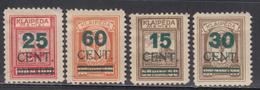 * Occup. Lithuanienne N°181/84 - 4 Val - TB - Memel (Klaïpeda) 1923