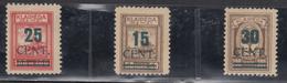 * Occup. Lithuanienne N°181/83 - Signé - TB - Memelland 1923