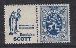 ** N°285 Avec Pub Scott - TB - 1849 Schulterklappen