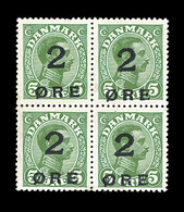 * N°121 - 2öre S/5 - Bloc De 4 - Comme ** - TB - Unused Stamps