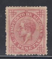 (*) N°9 - 5p Rose - TB - Kriegssteuermarken