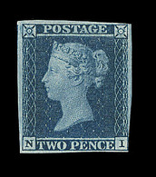 * N°4a - Bleu Foncé - Margé - 2 Angles Justes Non Touchés - TB - Unused Stamps