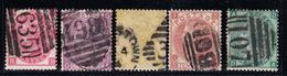 O N°33/37 - 5 T. - (N°36 Obl. B O1 = Alexandrie) - B/TB - Unused Stamps