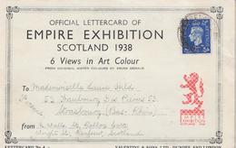 CP N°213 - S/carte-lettre Officielle - Expo Ecosse 1938 - Avec 6 CP Couleur - TB - Nuevos