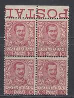 ** N°79 - Bloc De 4 - Recto Verso - Haut De Feuille - TB - Mint/hinged