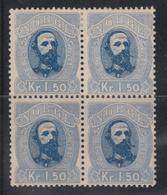 **/* N°33 - 1k50 Bleu - Bloc De 4 - Charn. S/la Paire Sup - TB - Unused Stamps