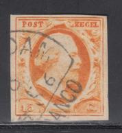 O N°3 - 15c Orange - Obl. Postale - TB - Ungebraucht