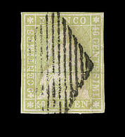 O N°26Aa - 40r Vert Souffre - TB - 1843-1852 Federal & Cantonal Stamps