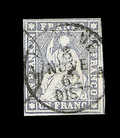 O N°27 (N°31a) - TB - 1843-1852 Federal & Cantonal Stamps