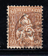 O N°35 (N°40) - TB - 1843-1852 Poste Federali E Cantonali