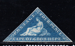 * N°4 - 4p Bleu - Signé Pavoille -TB - Cap De Bonne Espérance (1853-1904)