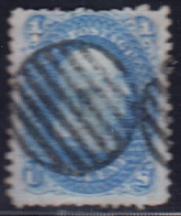 O N°18b - 1c Bleu - Avec Grille En Relief - B/TB - Ungebraucht