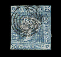 O N°8A - 2p Bleu - Gravure Intermédiaire - B - Mauritius (1968-...)