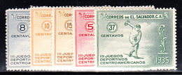 ** N°491/95 - 3ème Jeux Sportifs - TB - El Salvador