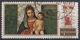 Burundi1969 Sc. C109 "Madonna Col Bambino... " Quadro Dipinto Da Giorgione Scuola Veneziana Preoblit. Paintings Label - Religious